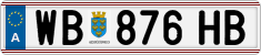 License plate of Austria, Regular plates