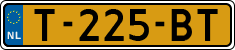 License plate of the Netherlands, Cars