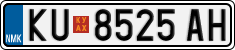 License plate of North Macedonia, Regular plates (2012)
