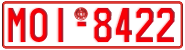 License plate of Greece, Tax-exempt vehicles