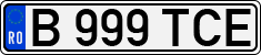 License plate of Romania, Regular plates