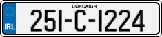 License plate of Ireland, Regular plates
