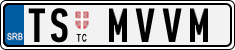 License plate of Serbia, Vanity Plates