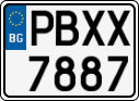 License plate of Bulgaria, Cars