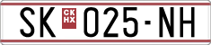License plate of North Macedonia, Regular plates (1993)