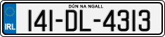 License plate of Ireland, Regular plates