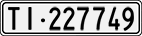 License plate of Switzerland, Cars