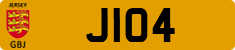 License plate of Jersey, Regular plates (J123456)