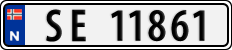 License plate of Norway, Cars