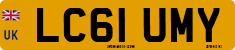 License plate of the United Kingdom, 2001 year system