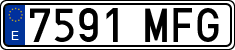 License plates of Spain, Ordinary (2000)