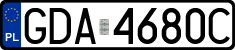 License plates of Poland, Regular car plates