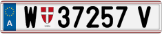 License plate of Austria, Regular plates