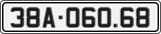 License plate of Vietnam, Cars