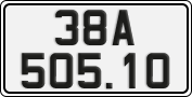 License plate of Vietnam, Cars