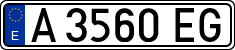 License plates of Spain, 1971 year series
