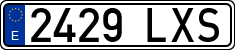 License plates of Spain, Ordinary (2000)