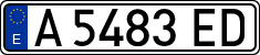 License plates of Spain, 1971 year series