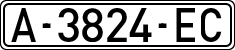 License plates of Spain, 1971 year series