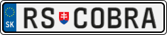 License plate of Slovakia, Vanity Plates