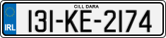 License plate of Ireland, Regular plates
