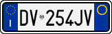 License plate of Italy, Cars (1994 year series)