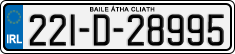 License plate of Ireland, Regular plates