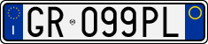 License plate of Italy, Cars (1994 year series)