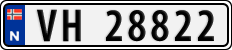 License plate of Norway, Cars