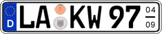 German license plate, Seasonal plates