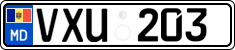License plate of Moldova, Cars (2015)