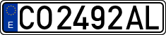 License plates of Spain, 1971 year series