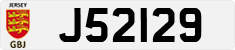 License plate of Jersey, Regular plates (J123456)