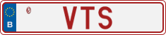License plate of Belgium, Vanity Plates (2014)