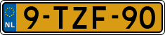 License plate of the Netherlands, Cars