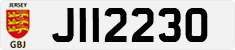 License plate of Jersey, Regular plates (J123456)