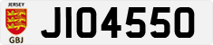 License plate of Jersey, Regular plates (J123456)