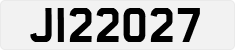License plate of Jersey, Regular plates (J123456)