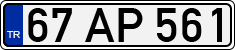 License plate of Turkey, Regular plates