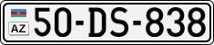 License plate of Azerbaijan, Cars