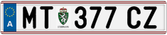 License plate of Austria, Regular plates