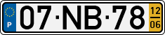 License plate of Portugal, Regular plates