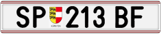 License plate of Austria, Regular plates