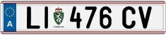 License plate of Austria, Regular plates