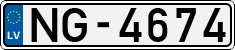 License plate of Latvia, Regular car plates