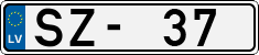 License plate of Latvia, Regular car plates