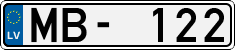 License plate of Latvia, Regular car plates