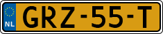 License plate of the Netherlands, Cars
