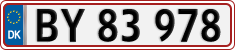 License plate of Denmark, Regular plates