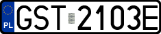 License plates of Poland, Regular car plates